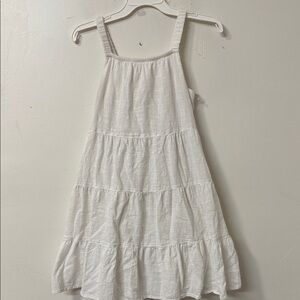 Cat & Jack White Tiered Kids Dress
